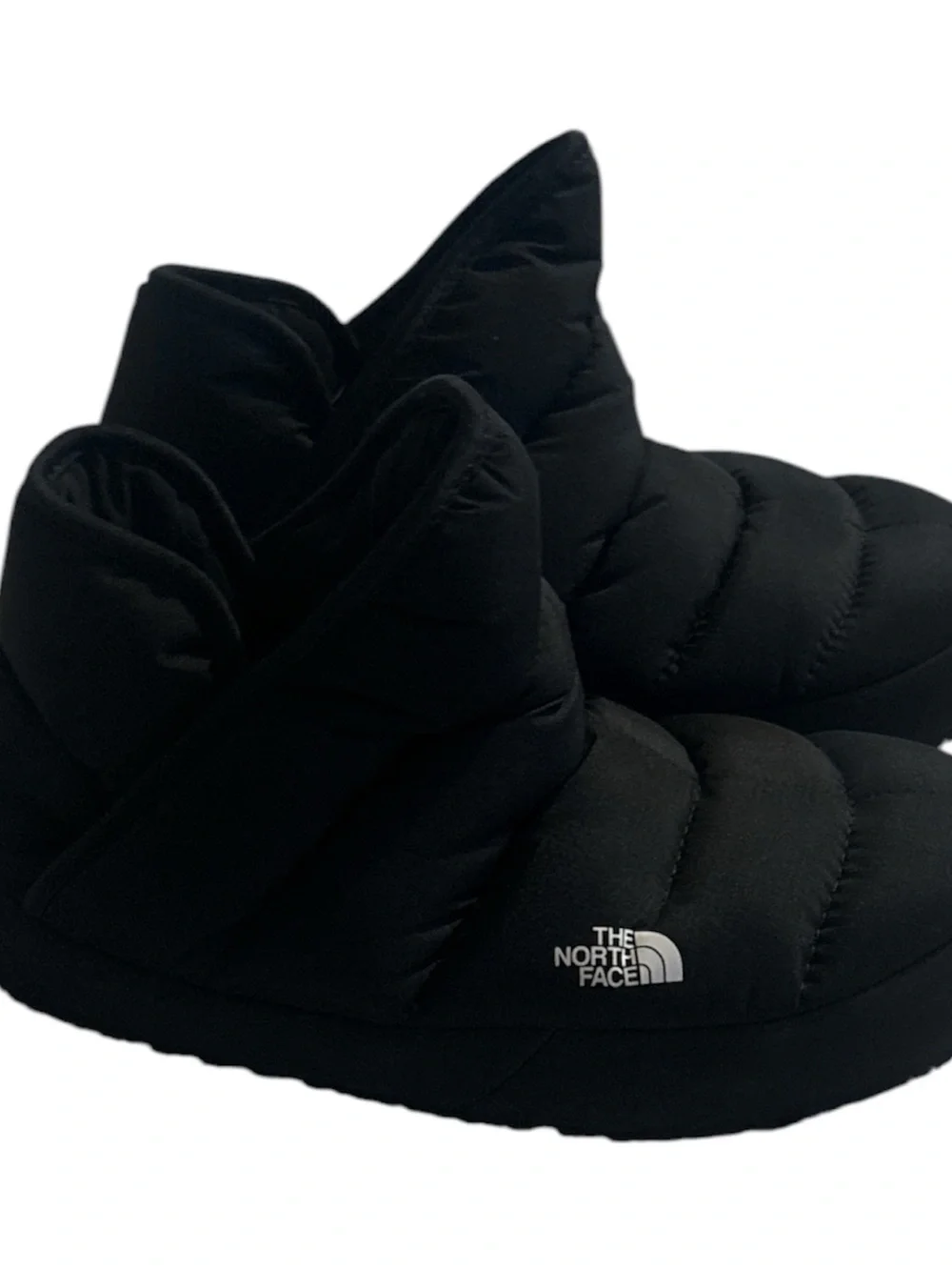 The North Face Black Thermoball Quilted Slip-On Bootie